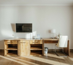 Люкс без балкона вид на парк. Корпус 2 в Amza Парк