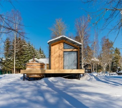 Двухместный Барнхаус на берегу озера в ЭкоPort на Отрадном