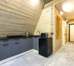 №1 A-Frame 60m2 с купелью (оснащение дома, стоимость купели и бани см. Подробнее) в Les holidays