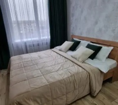 Двухместные апартаменты c 1 комнатой с балконом (двуспальная кровать) в Квартира Уют 24