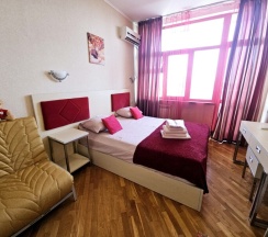 8 этаж с кухней, балкон (вид на море) - Курортный пр.,75/1 в Golden Holiday apartments