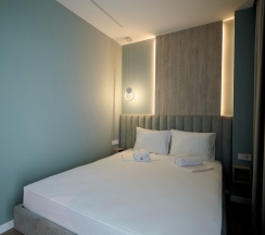 Апартаменты Премиум с выходом на бассейн в Alba inn apartments