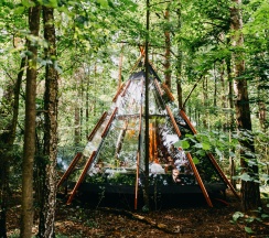 A-frame house в Pine River