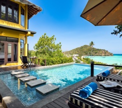 Hillside Pool Вилла с 2 комнатами с видом на океан в Отель Saii Phi Phi Island Village