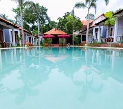 Двухместное семейное бунгало двуспальная кровать в Gecko House Phu Quoc