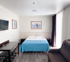 Номер студия с 1 двуспальной кроватью (с завтраком) в Баваренок