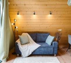 № 14 A-Frame 45m2. (оснащение дома см. Подробнее) в Les holidays