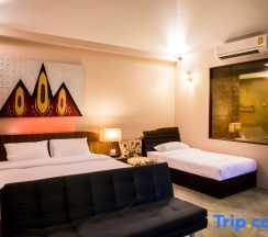 Двухместный номер Superior с видом на бассейн 2 отдельные кровати в Foresto Sukhothai Guesthome