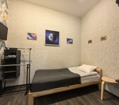 БОЛЬШАКОВА 99А, БЮДЖЕТНЫЙ С ОДНОСПАЛЬНОЙ КРОВАТЬЮ, БЕЗ ОКНА в Сон lite