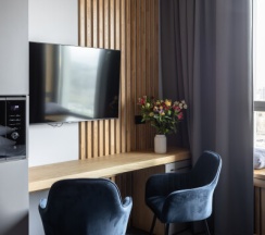 Апартамент 4 - Делюкс с панорамным видом на Парк Победы (с ванной) в Ap-in aparts