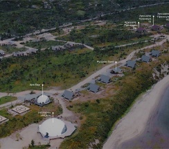 АРК-шале ПРЕМИУМ (2 line) в Titovka arctic river park