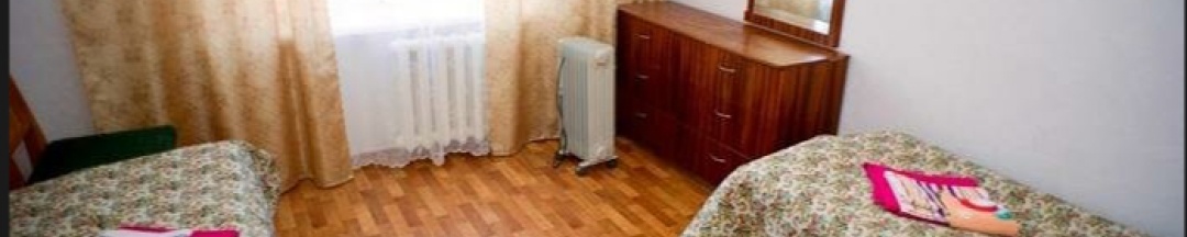 Кровать в 2-местном общем номере в Гостиница
