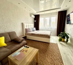 Двухместные апартаменты c 1 комнатой (двуспальная кровать) в Fresh Room на улице Маршала Устинова 3