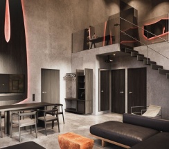 Люкс Меркурий с видом на горы в Moon2