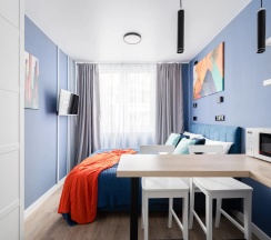 Апартаменты студия №1 в Home Like (Хоум Лайк) на бульваре Эйнштейна 4