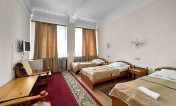 Номер эконом с 3 односпальными кроватями в Smart Hotel KDO Новосибирск