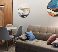 Апартамент со спальней ГОРЫ в Панорама Ачишхо