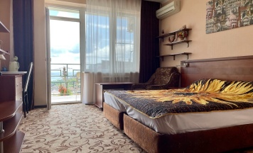 Стандартный двухместный номер с 1 кроватью и видом на море в Ледис