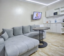 Двухместные апартаменты 5 с видом на парк двуспальная кровать в Exclusive Hotel&Apartments