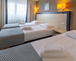 Трёхместный номер Standard в Aurora Hotel Klaipeda
