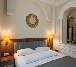 3 этаж I Четырехместный с  двуспальными кроватями в Марис