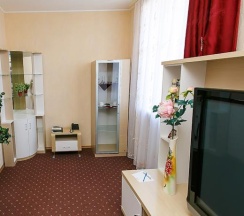 Номер студия комфорт с 1 двуспальной кроватью в Урал