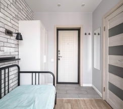 1-комнатные апартаменты студия 5.3 в Apartments Private (Апартментс Прайвит) на улице Цимлянская