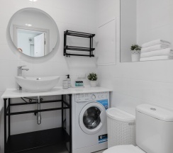 Moon River - премиум-апартаменты с отдельной спальней около м.Сокол (6 этаж, до 5 гостей) в Smart Lofts Moscow