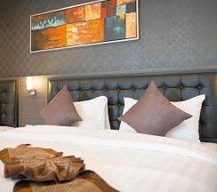Одноместный номер Deluxe с видом на город двуспальная кровать в Picnic Hotel Bangkok