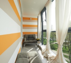 Апартаменты в Апартаменты Sun&River 1-к. кв. с терассой