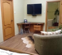 Номер стандарт улучшенный с 1 двуспальной кроватью в Гостиница