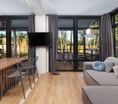 VIP Коттедж Семейный с 1 спальней и купелью в Black Village Family