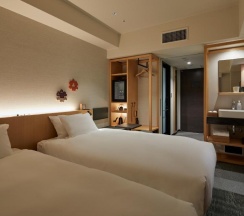 Двухместный номер Deluxe 2 отдельные кровати в Agora Kyoto Karasuma