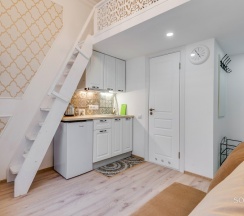 Двухуровневая студия  стандарт четырехместая в Sokroma Фонтанный дом