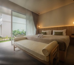 Двухместный номер Deluxe с видом на бассейн (двуспальная кровать) в Niranapa Boutique Resort