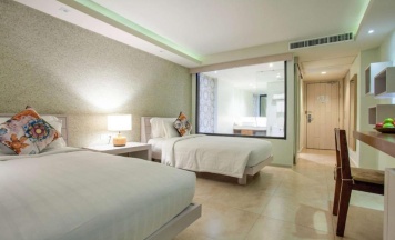 Двухместный номер Superior 2 отдельные кровати в Отель Zenmaya Oceanfront Phuket, Trademark Collection by Wyndham