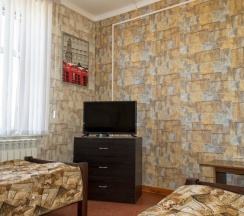 Двухместный номер с 2 отдельными кроватями и душем в Светофор