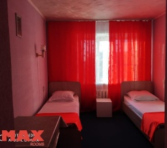 Номер стандарт эконом с 2 односпальными кроватями в Maxrooms Купино Сибирия