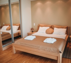 Двухместный люкс Business с балконом и с видом на море двуспальная кровать в Diana Palace