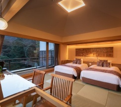 Двухместный номер Standard 2 отдельные кровати в Hakone Kamon