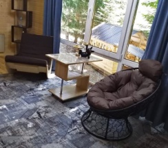 Четырехместный гостевой домик "Релакс" 35 кв. м. в Архыз шале хаус