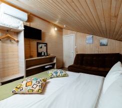 Люкс с двумя спальнями (до 6-ти человек) в Green Park Arkhyz&SPA