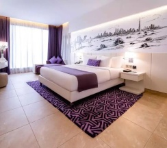 Люкс Prestige с 2 комнатами с видом на город в Mercure Barsha Heights