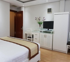 Одноместный номер Deluxe двуспальная кровать в Van Ha Hotel