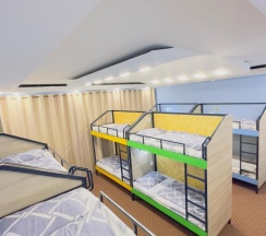 Кровать в общем номере (мужской номер) в The Top Hostel