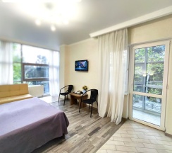 Люкс с балконом и с красивым видом из окна в Camelia