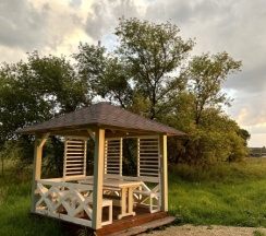 Шатер с террасой малый в Соты&Варенье