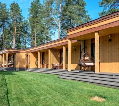 НОВЫЙ Апартамент «Семейный» с видом на лес в ОхтаПарк