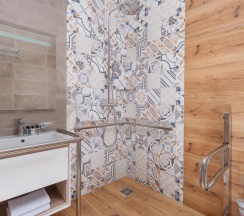 Номер стандарт с 1 двуспальной кроватью МГН в blije