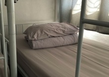 Кровать в общем номере с видом на город в Room Bangkok - Hostel